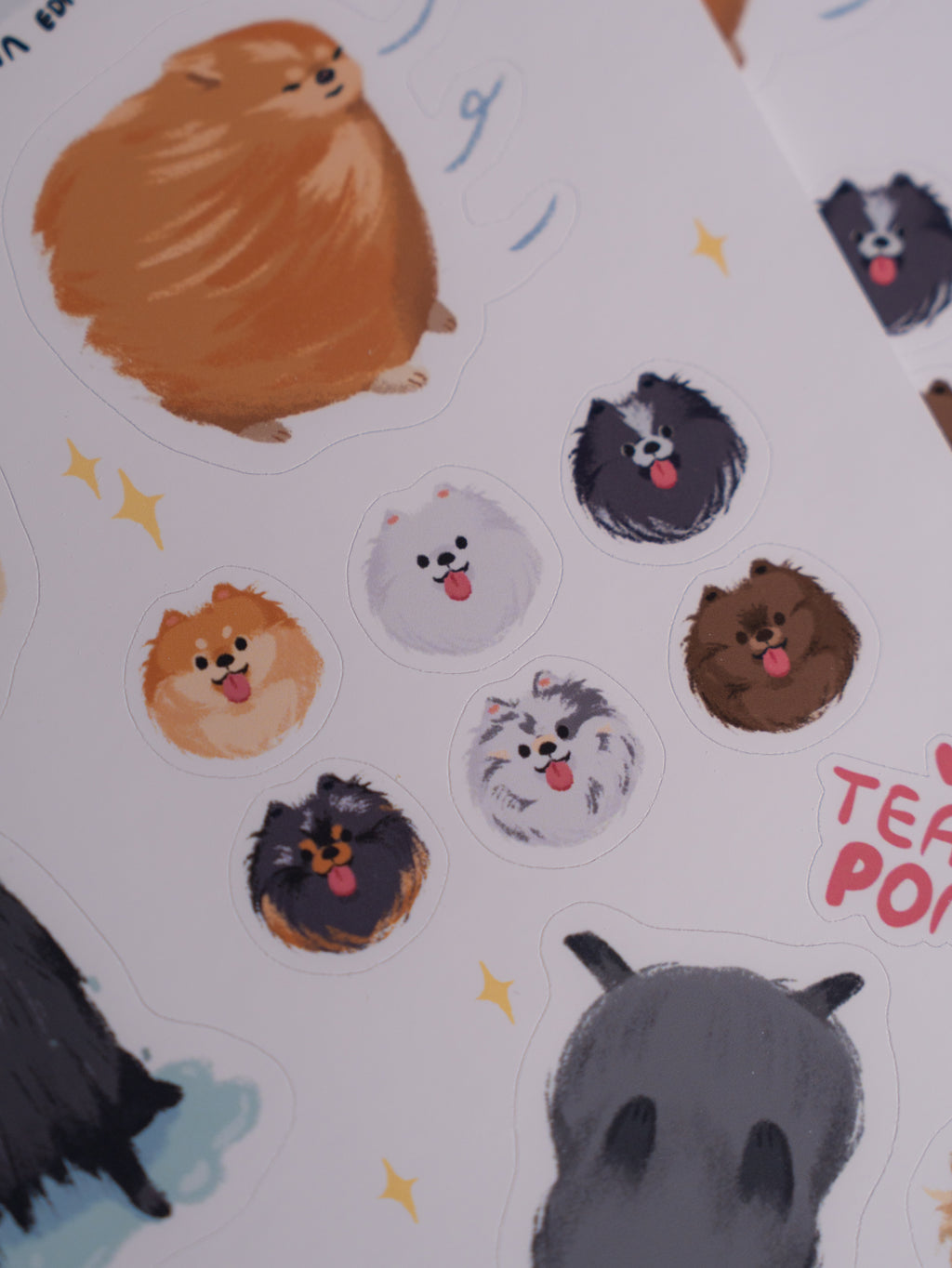 Sticker Sheet | Team Pomeranian