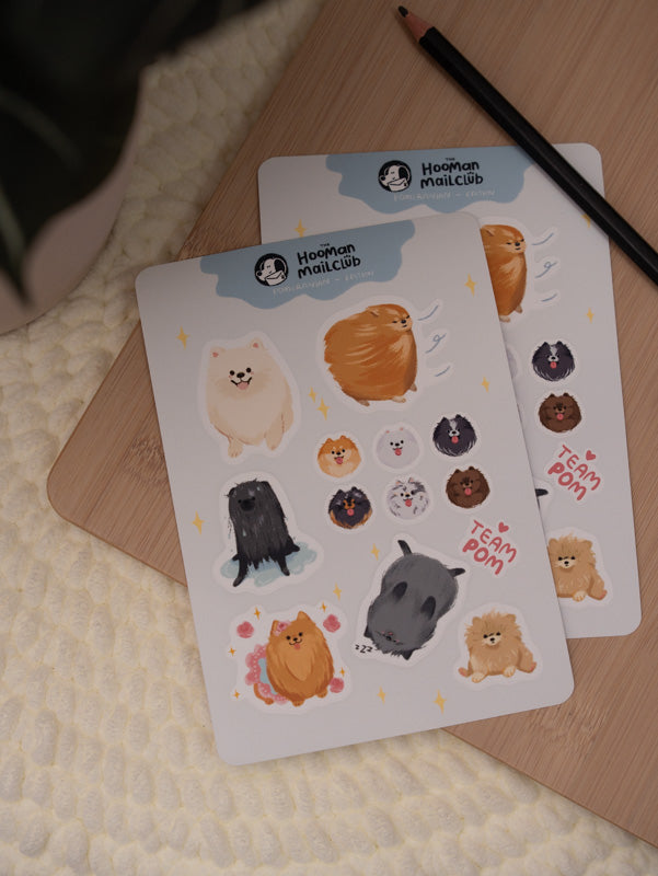 Sticker Sheet | Team Pomeranian