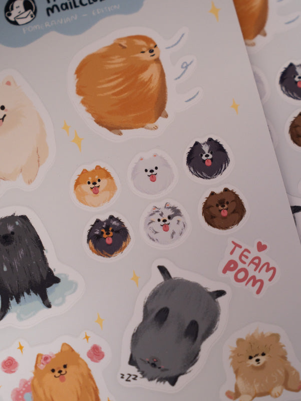 Sticker Sheet | Team Pomeranian